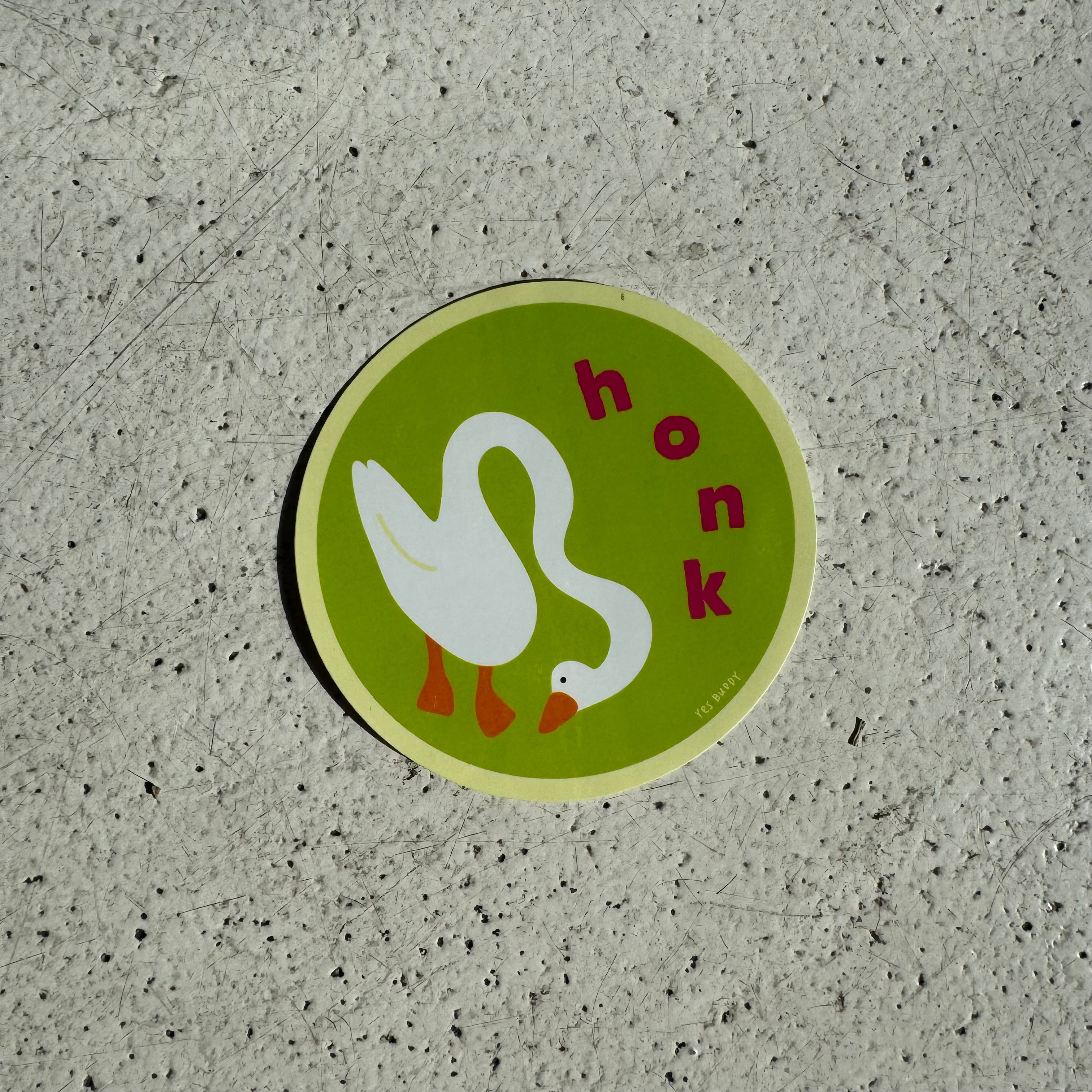 Honk sticker