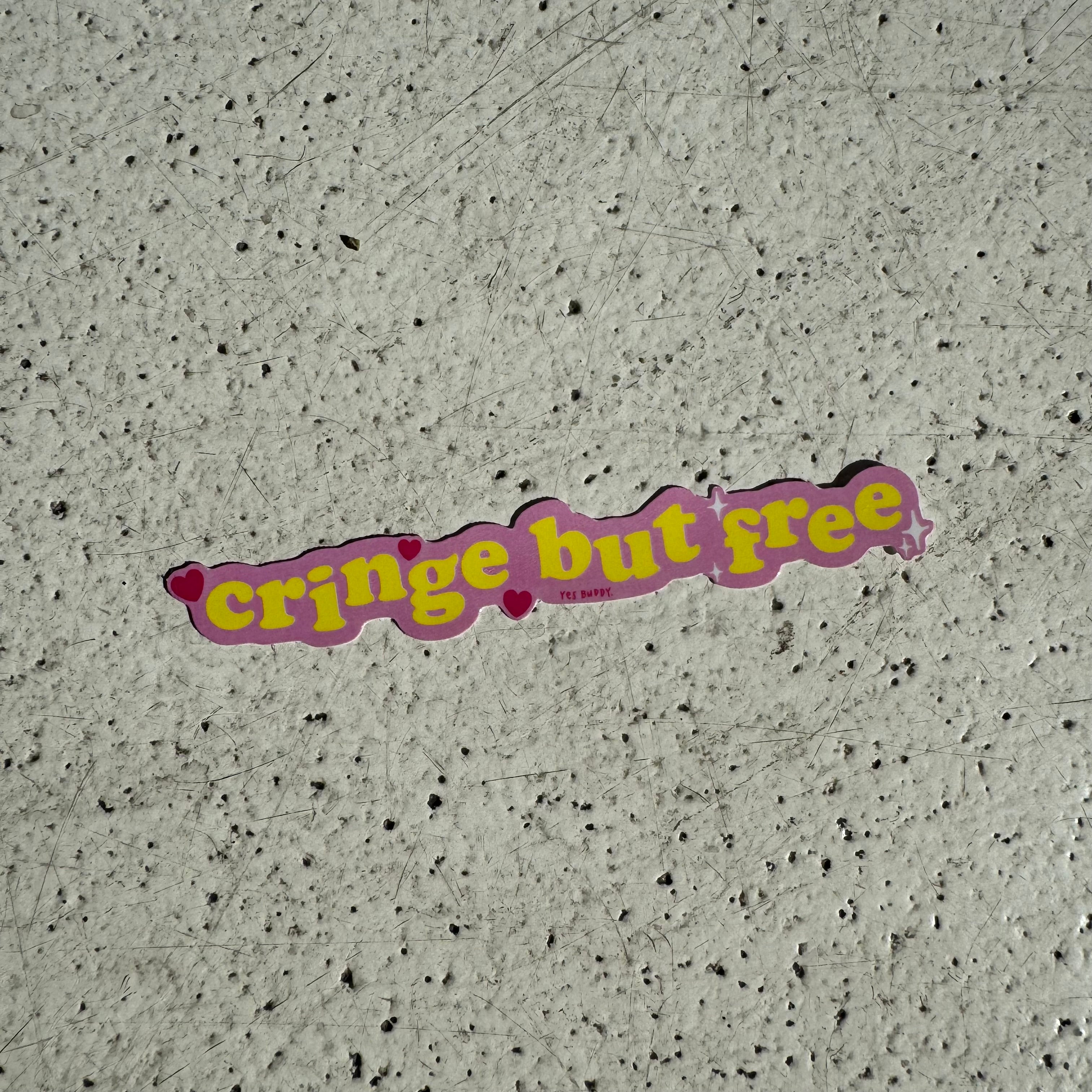 Cringe but free sticker