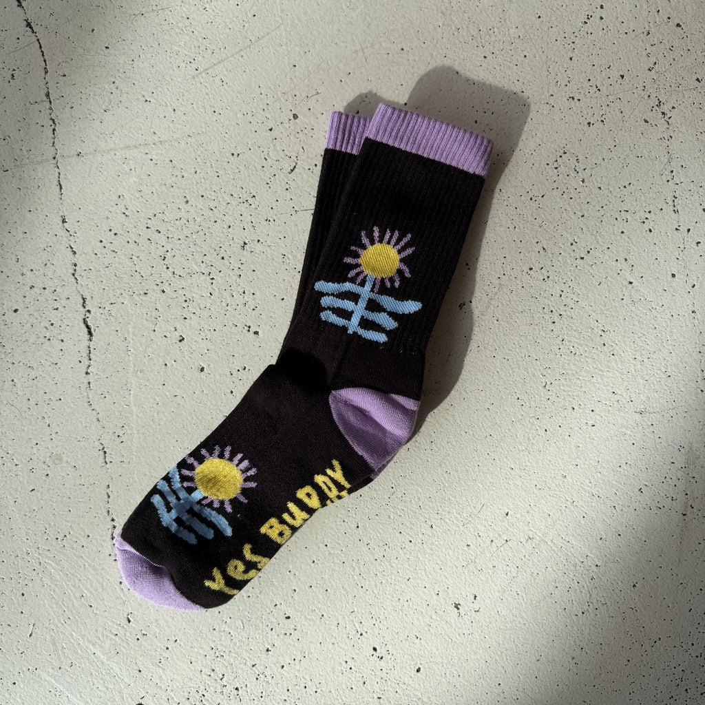 Alien Flowers socks