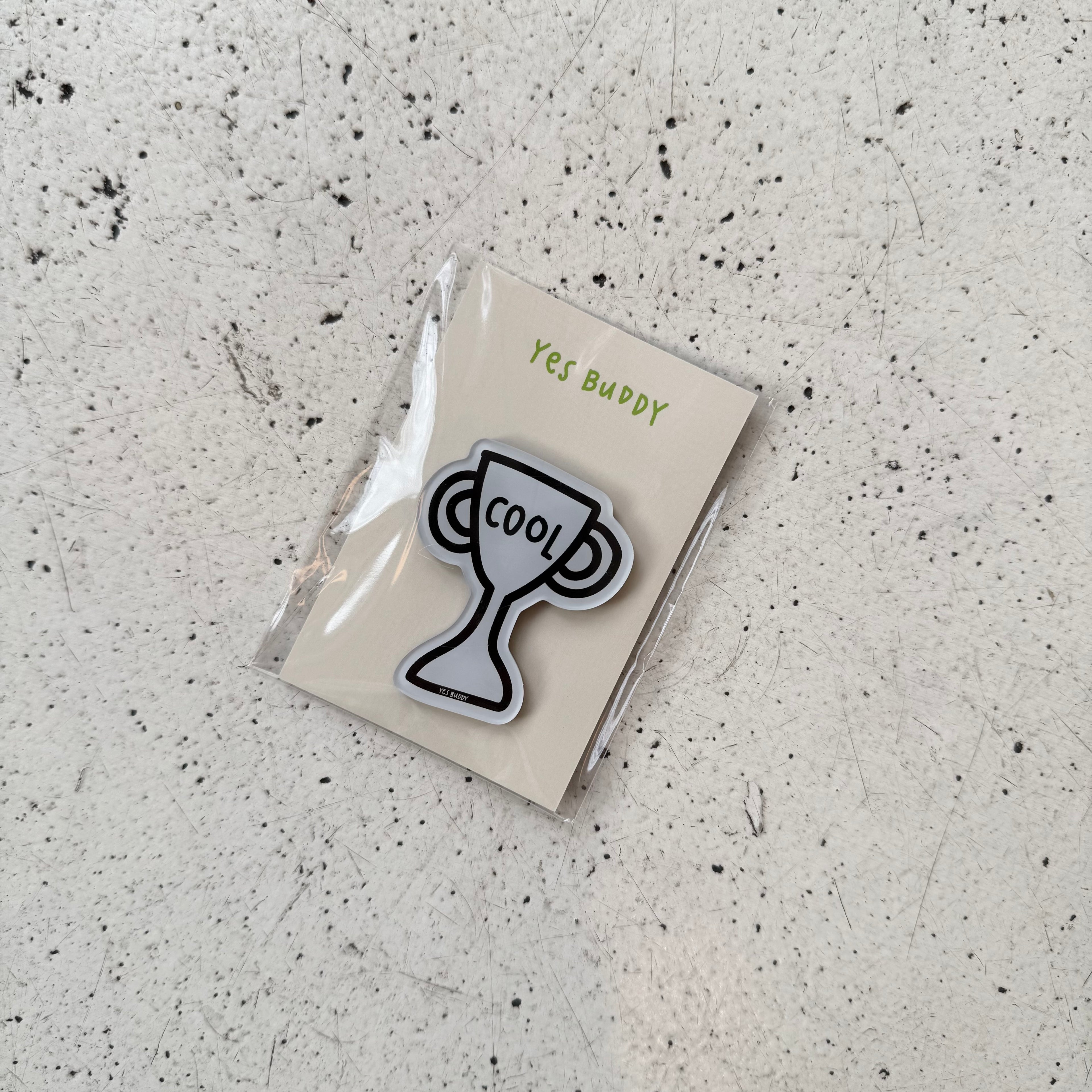 Cool trophy magnet