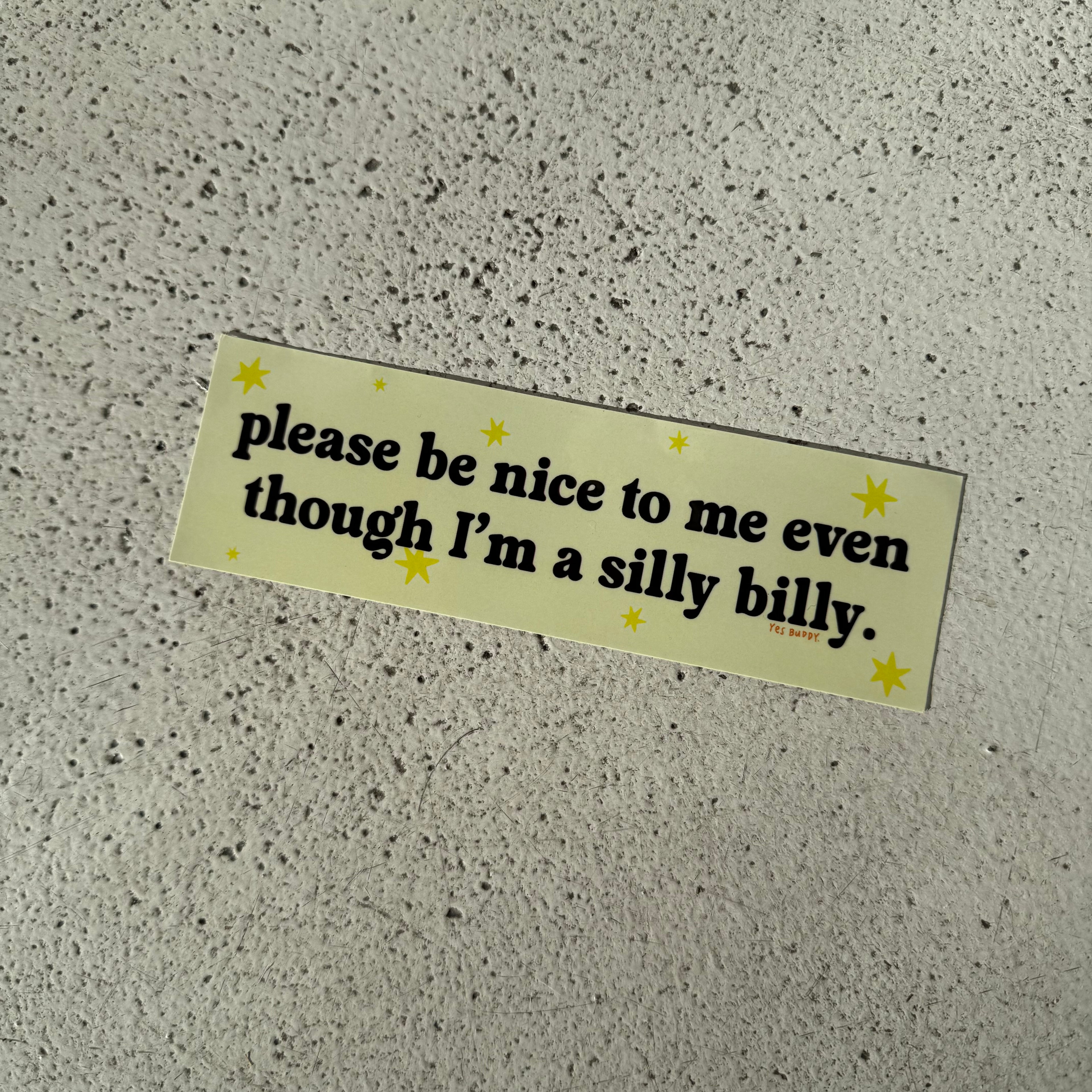 Please be nice... sticker