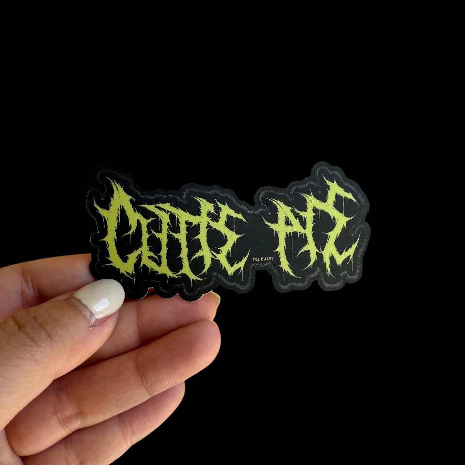 cutie pie sticker