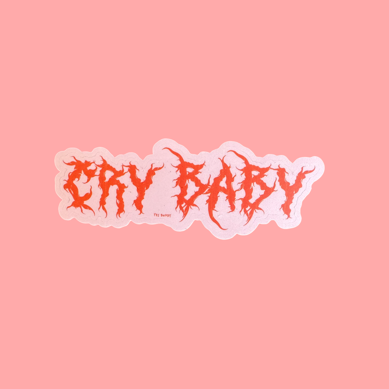 cry baby sticker
