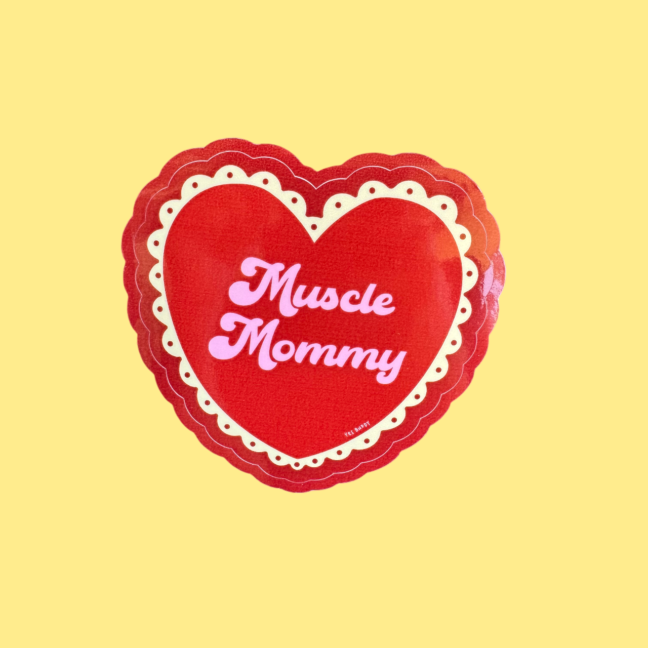muscle mommy sticker