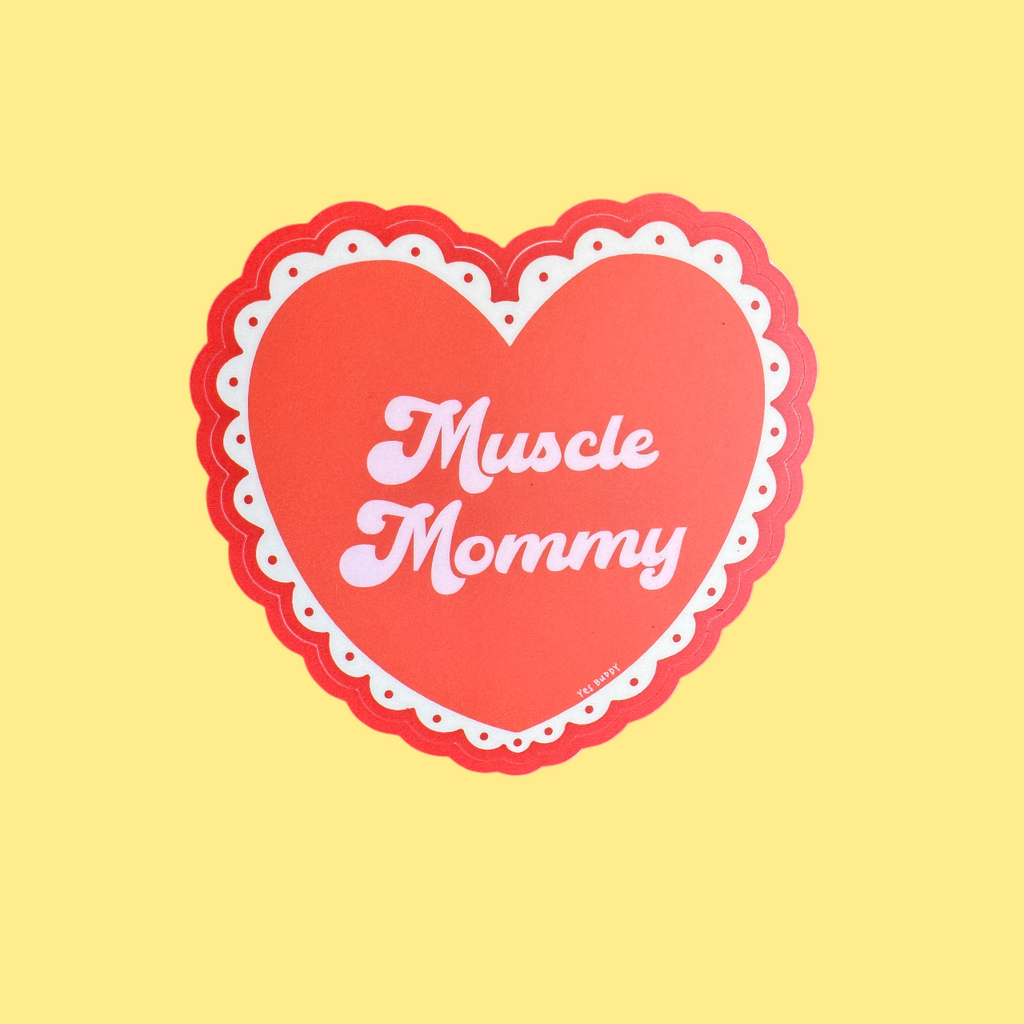 muscle mommy sticker