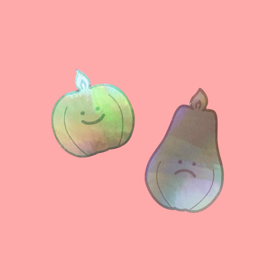 pumpkin candles sticker