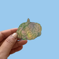 brain candle sticker