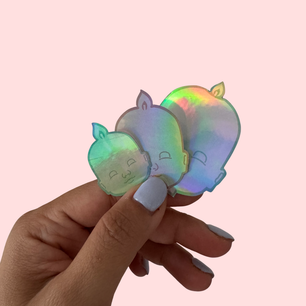 doll head candles sticker