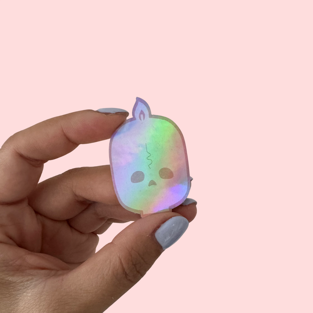 doll head candles sticker