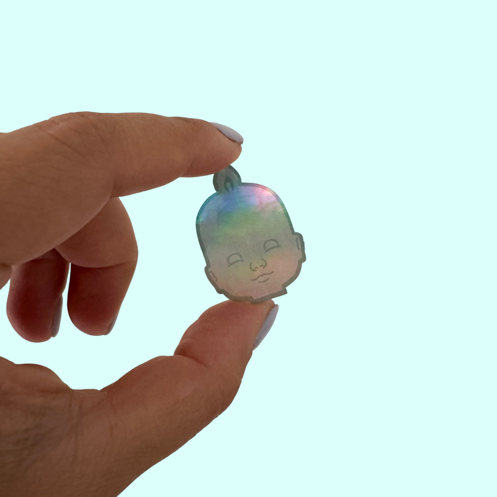 doll head candles sticker