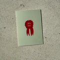 big fan ribbon card