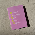 b itch card