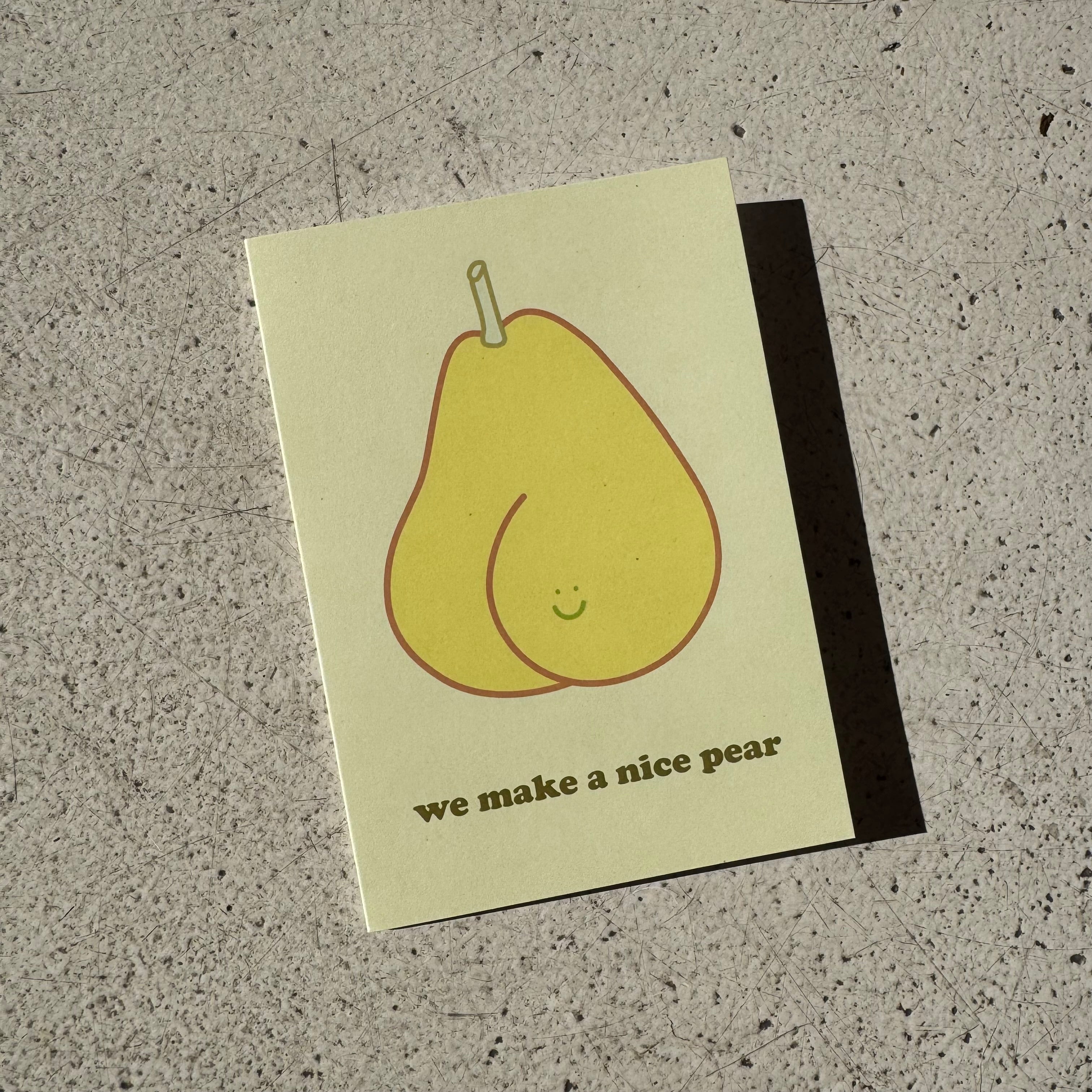 We make a good pear