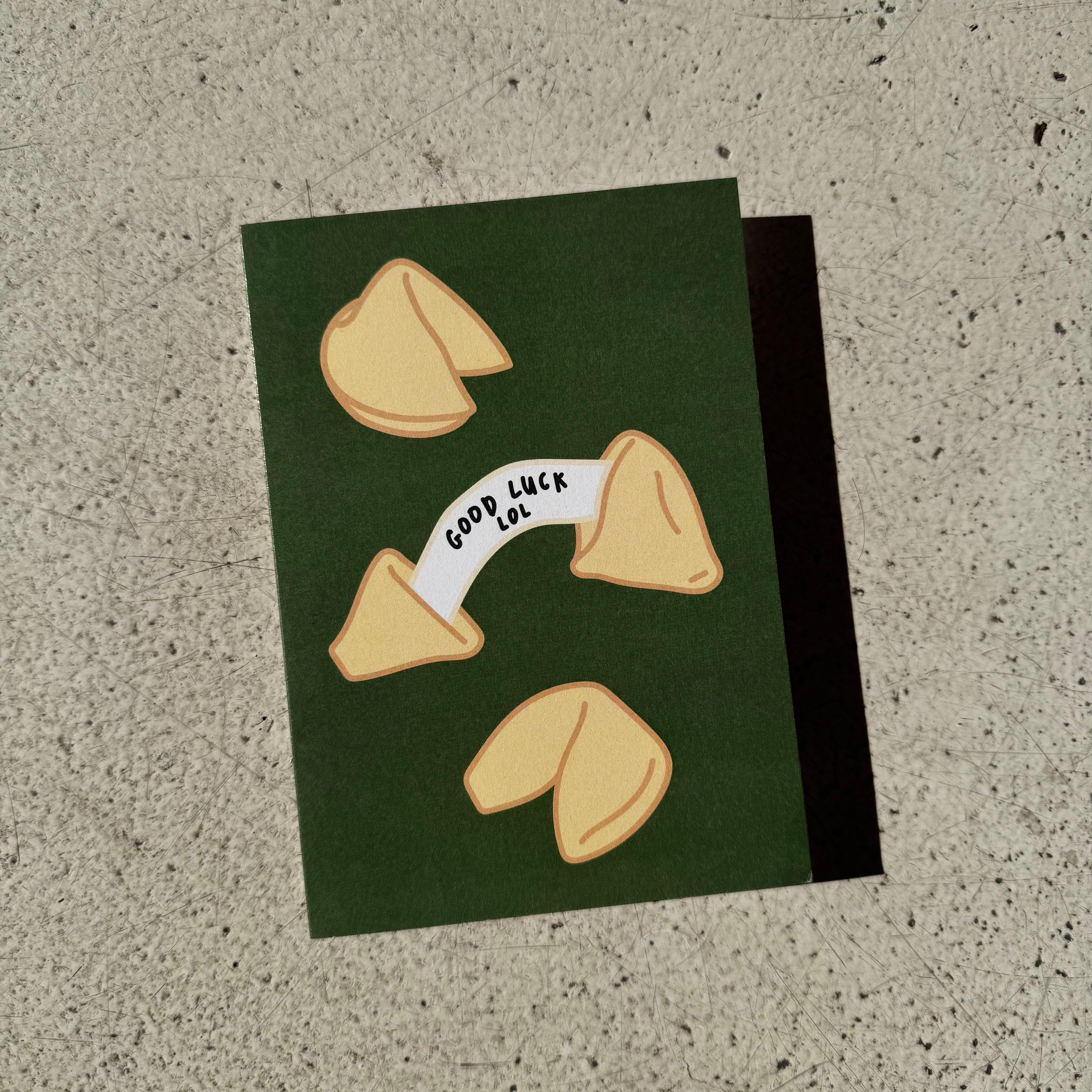 Good luck, lol card