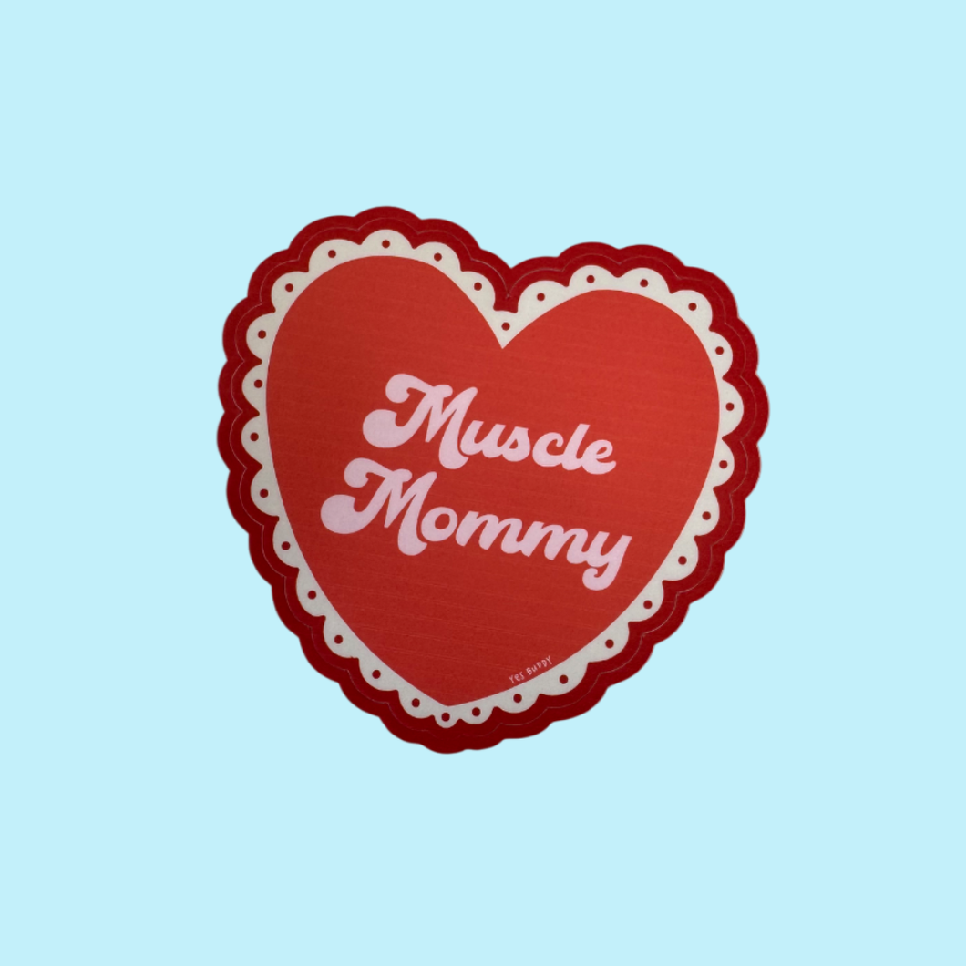 muscle mommy sticker
