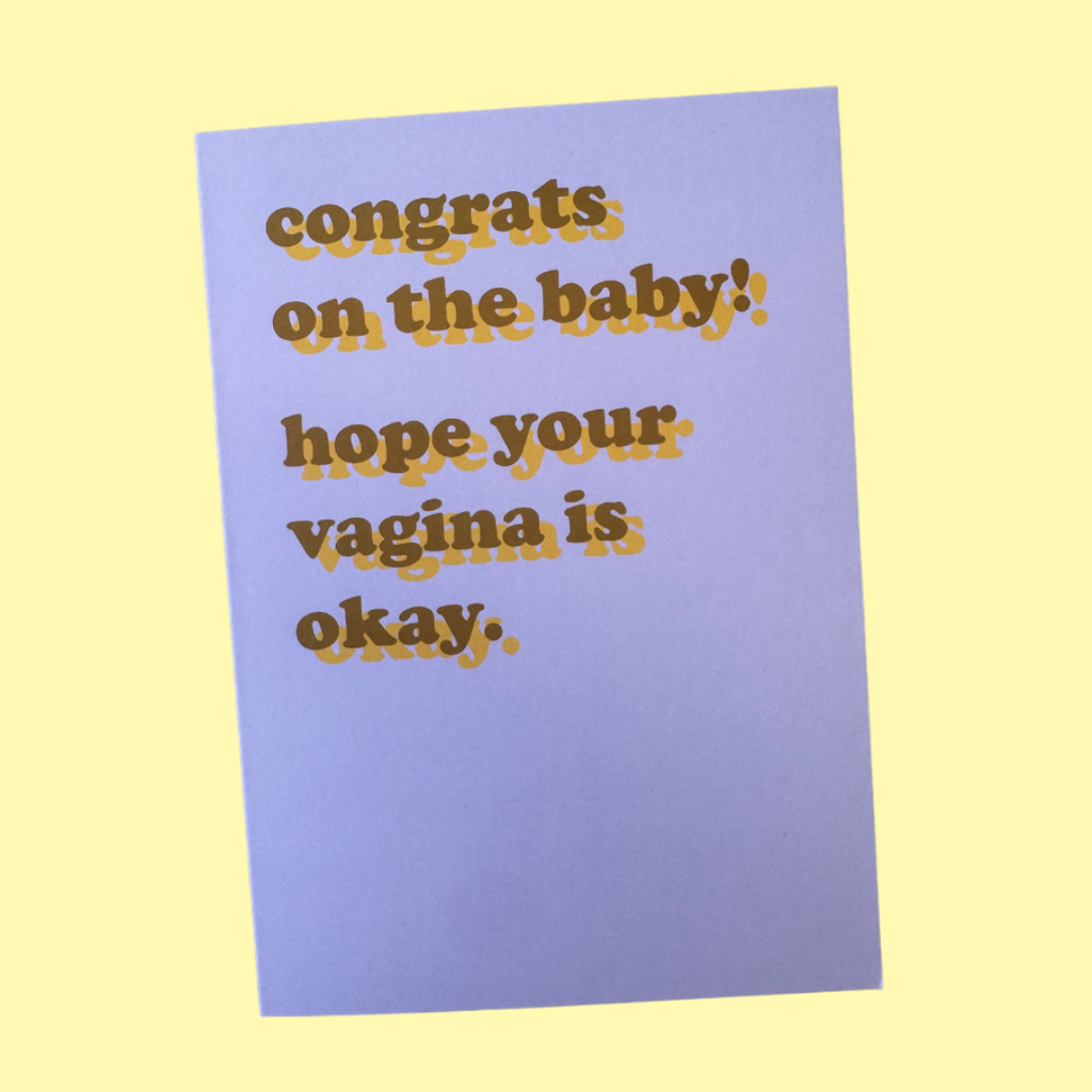 congrats on the baby cards
